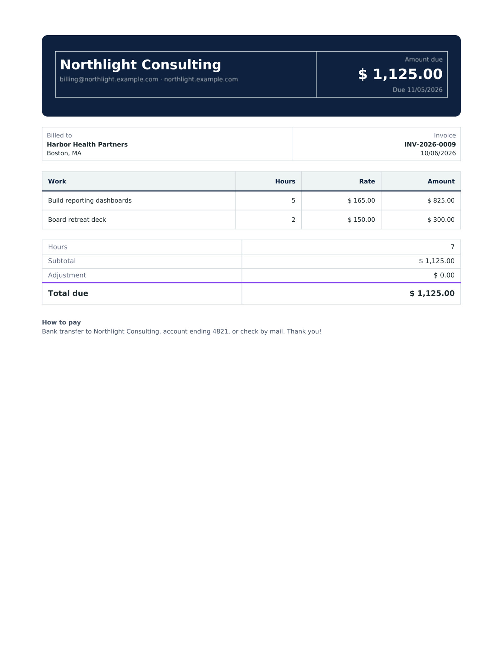 Invoice PDF